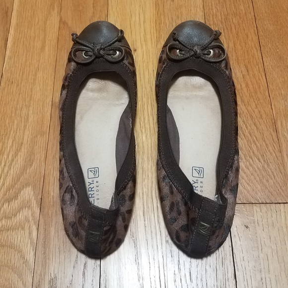Sperry Leopard Print Ballet Flat - Picture 2 of 4